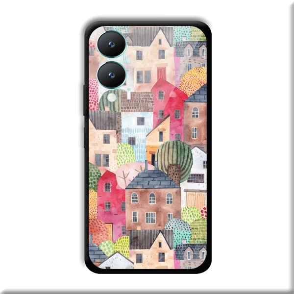 Colorful Homes Phone Customized Printed Back Cover for Vivo Y28 5G