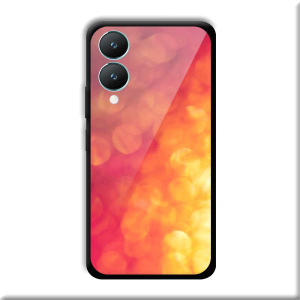 Red Orange Phone Customized Printed Back Cover for Vivo Y28 5G