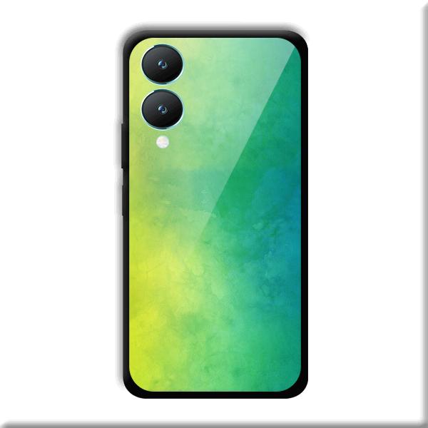 Green Pattern Phone Customized Printed Back Cover for Vivo Y28 5G