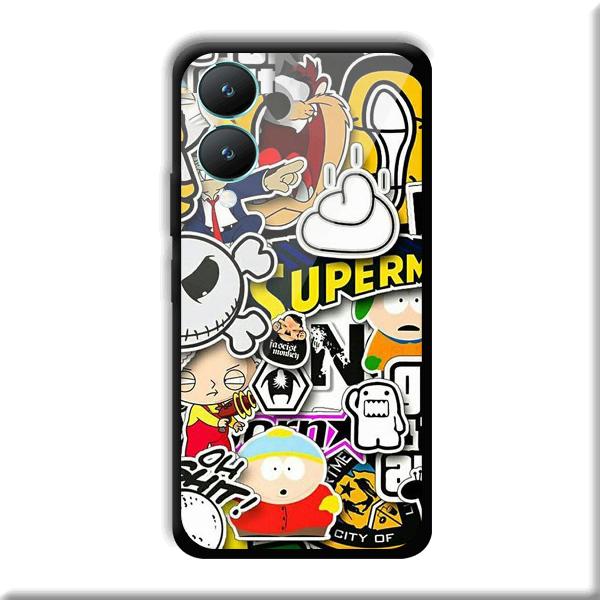 Cartoons Phone Customized Printed Back Cover for Vivo Y28 5G