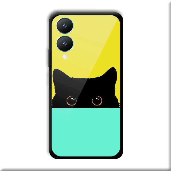 Black Cat Phone Customized Printed Back Cover for Vivo Y28 5G