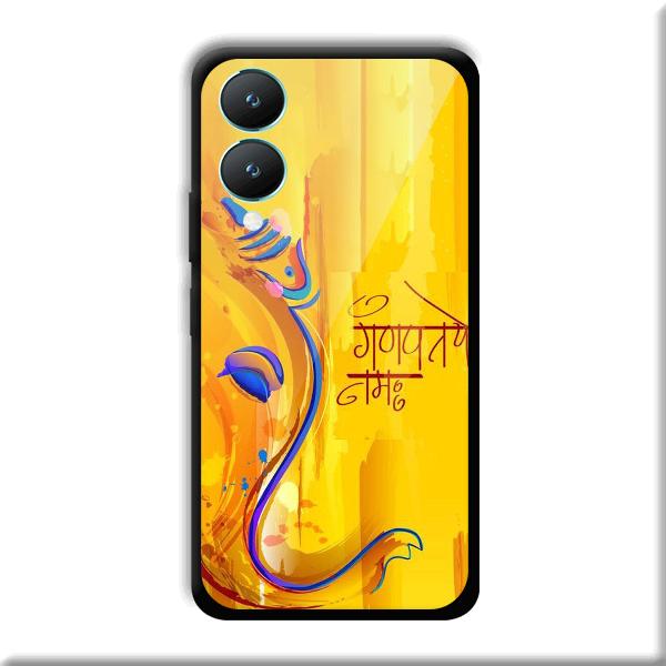 Ganpathi Prayer Phone Customized Printed Back Cover for Vivo Y28 5G
