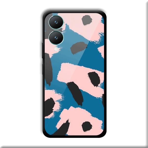 Black Dots Pattern Phone Customized Printed Back Cover for Vivo Y28 5G