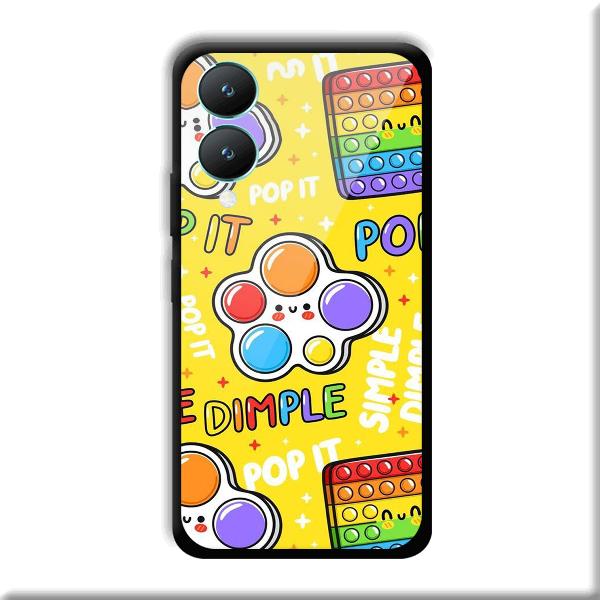 Pop It Phone Customized Printed Back Cover for Vivo Y28 5G