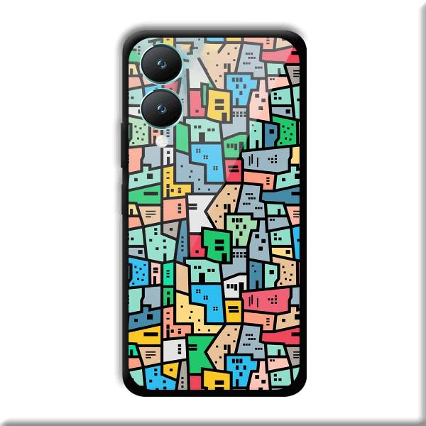 Small Homes Phone Customized Printed Back Cover for Vivo Y28 5G