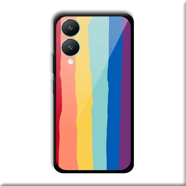 Vertical Paint Phone Customized Printed Back Cover for Vivo Y28 5G