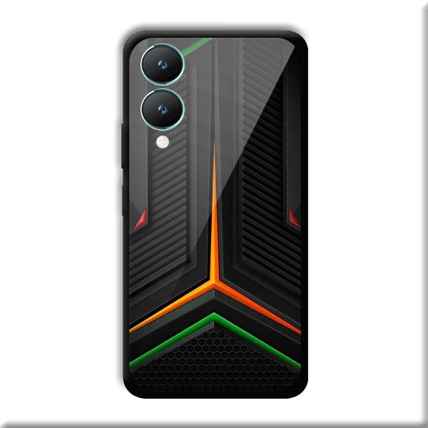Black Design Phone Customized Printed Back Cover for Vivo Y28 5G