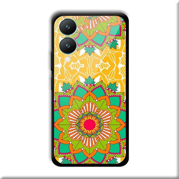 Mandala Art Phone Customized Printed Back Cover for Vivo Y28 5G