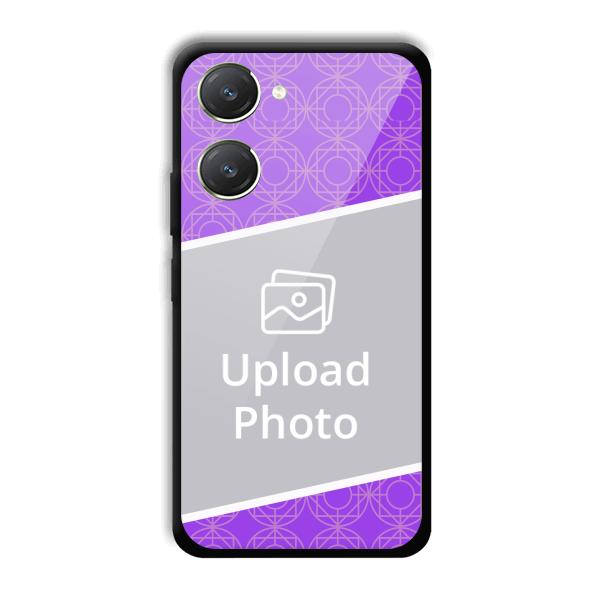 Purple Design Customized Printed Back Cover for Vivo Y28s 5G