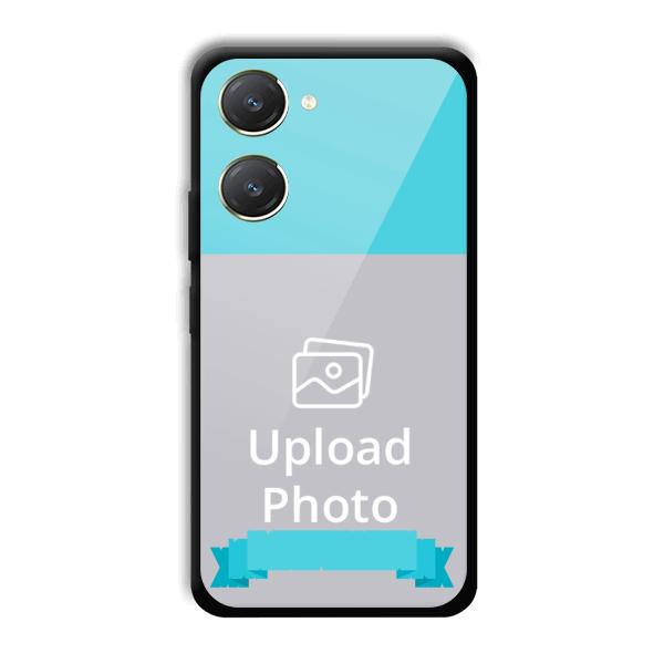 Blue Customized Printed Back Cover for Vivo Y28s 5G