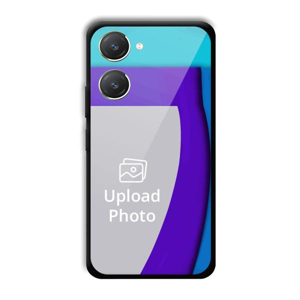 Blue Waves Customized Printed Back Cover for Vivo Y28s 5G