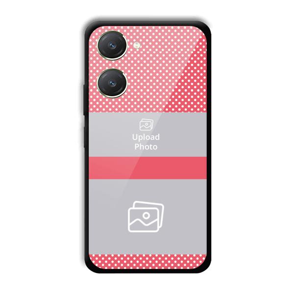 Pink Polka Customized Printed Back Cover for Vivo Y28s 5G