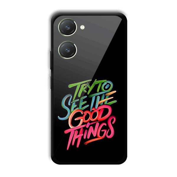 Good Things Quote Phone Customized Printed Back Cover for Vivo Y28s 5G