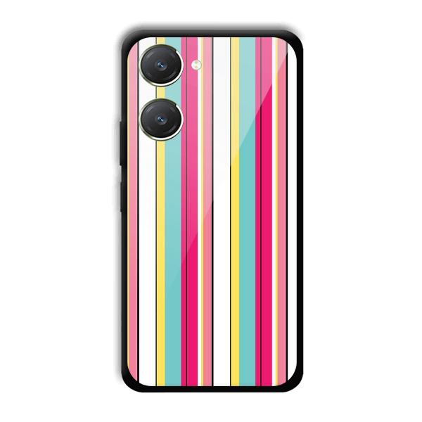 Lines Pattern Phone Customized Printed Back Cover for Vivo Y28s 5G