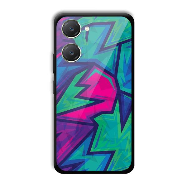 Dark Pink Design Phone Customized Printed Back Cover for Vivo Y28s 5G