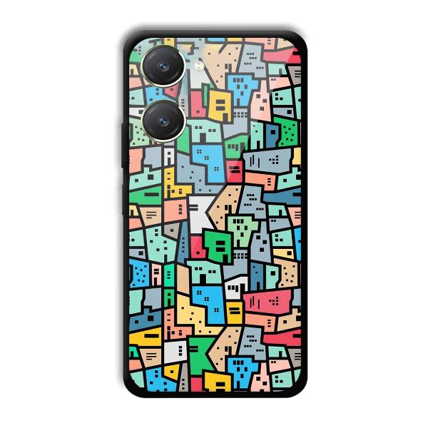Small Homes Phone Customized Printed Back Cover for Vivo Y28s 5G