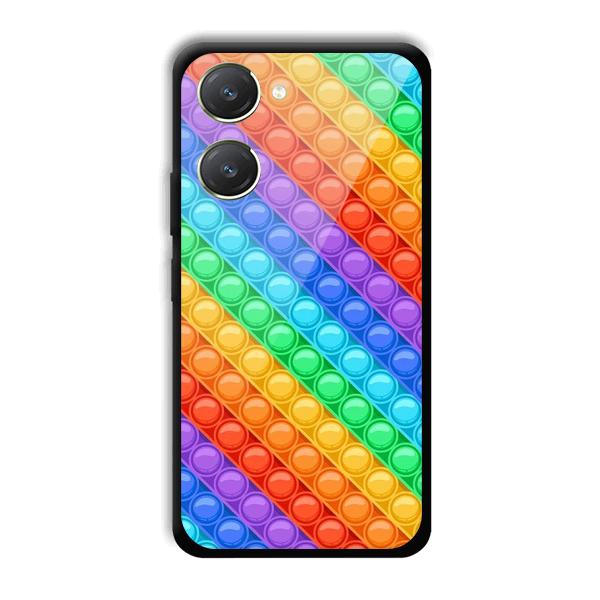 Colorful Circles Phone Customized Printed Back Cover for Vivo Y28s 5G