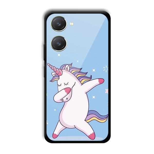 Unicorn Dab Phone Customized Printed Back Cover for Vivo Y28s 5G