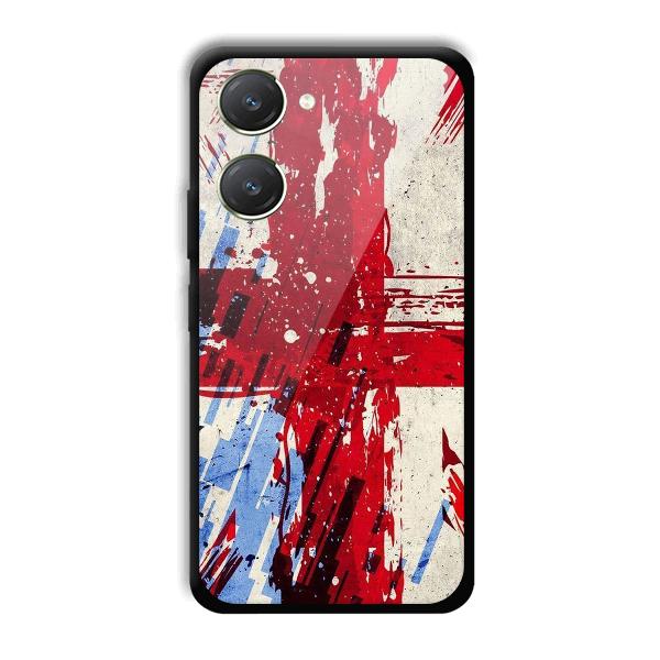 Red Cross Design Phone Customized Printed Back Cover for Vivo Y28s 5G