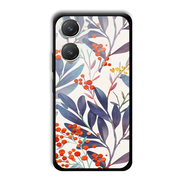 Cherries Phone Customized Printed Back Cover for Vivo Y28s 5G