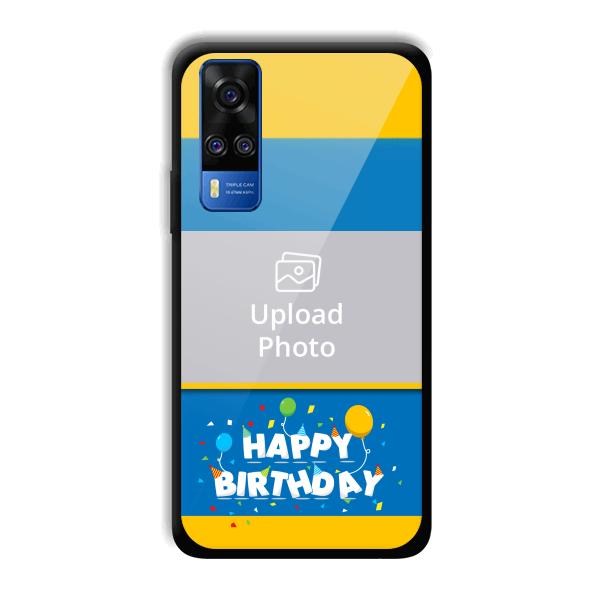Happy Birthday Customized Printed Back Cover for Vivo Y51A