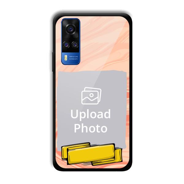 Pink Design Customized Printed Back Cover for Vivo Y51A