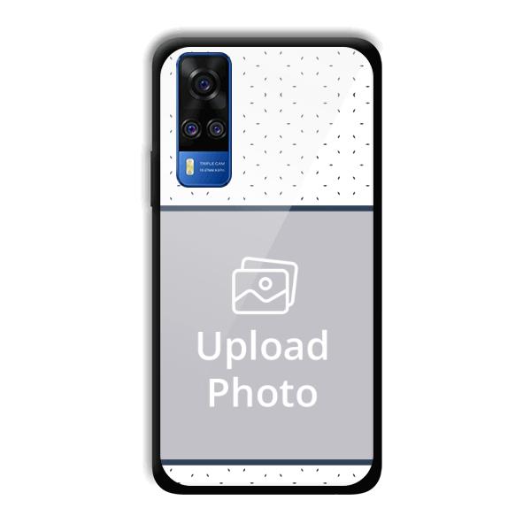 Blue Dots Customized Printed Back Cover for Vivo Y51A