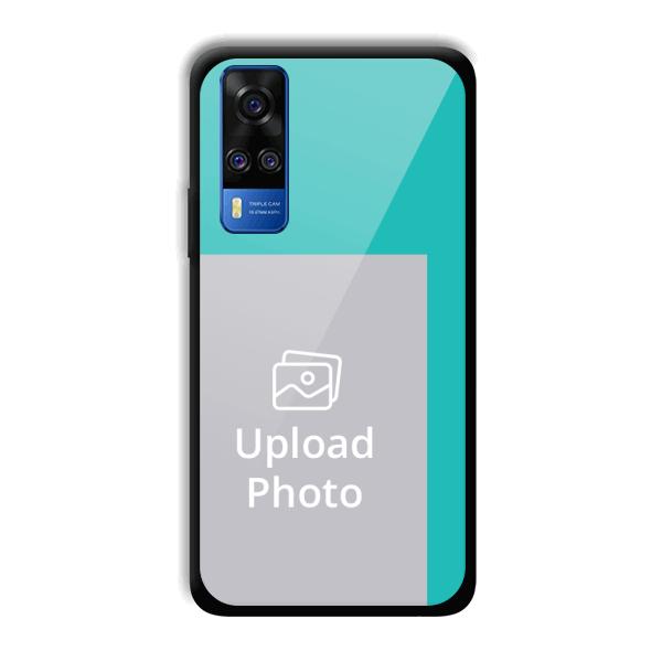 Blue Customized Printed Back Cover for Vivo Y51A