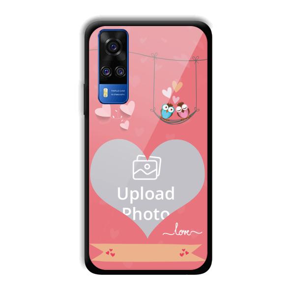 Love Birds Design Customized Printed Back Cover for Vivo Y51A