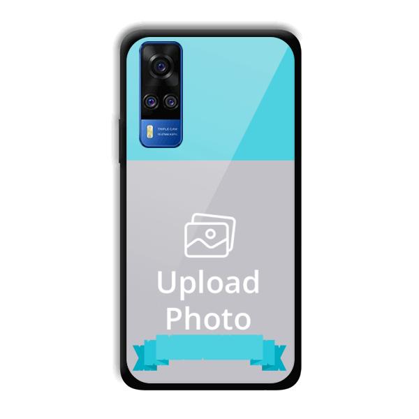 Blue Customized Printed Back Cover for Vivo Y51A