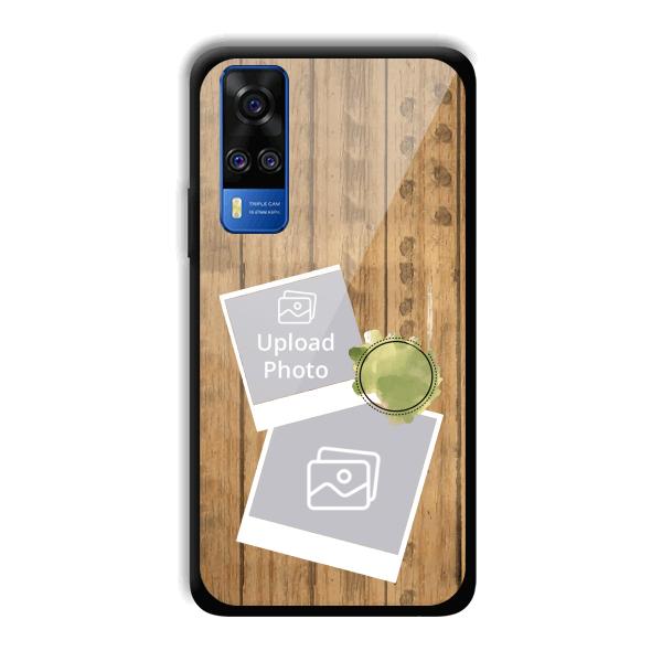 Wooden Photo Collage Customized Printed Back Cover for Vivo Y51A