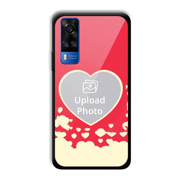 Heart Customized Printed Back Cover for Vivo Y51A