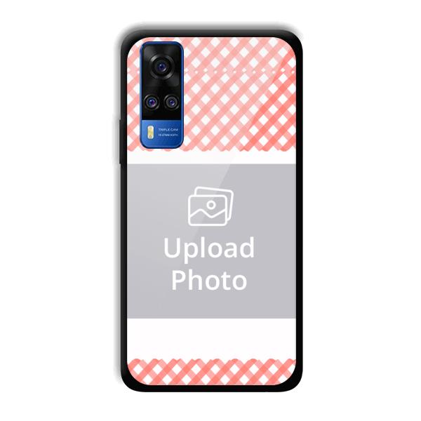 Cloth Pattern Customized Printed Back Cover for Vivo Y51A