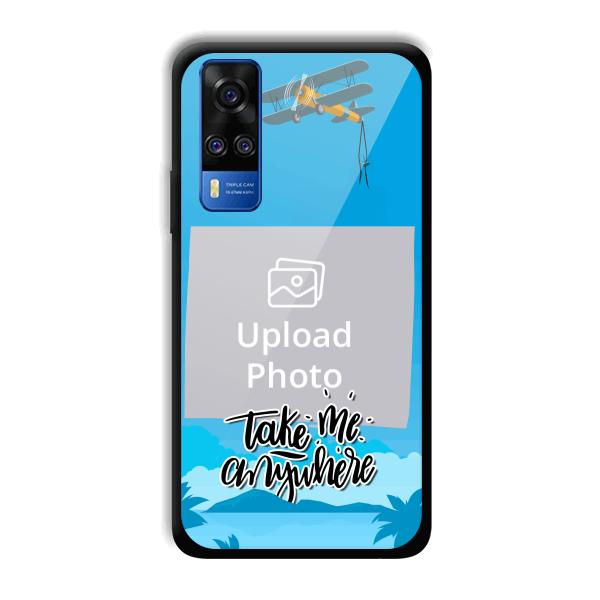 Take Me Anywhere Travel Customized Printed Back Cover for Vivo Y51A
