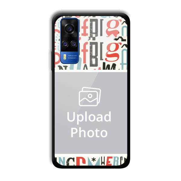 Alphabets Customized Printed Back Cover for Vivo Y51A