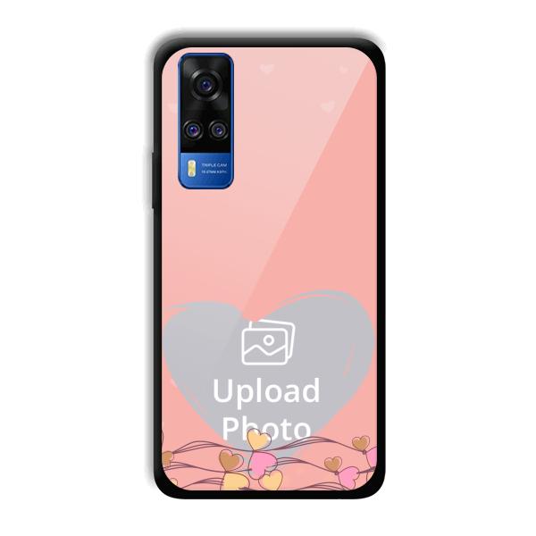Small Hearts Customized Printed Back Cover for Vivo Y51A