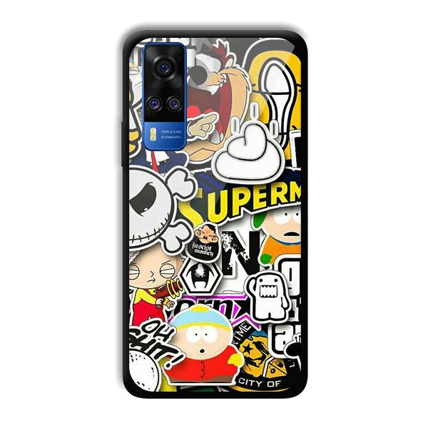 Cartoons Phone Customized Printed Back Cover for Vivo Y51A