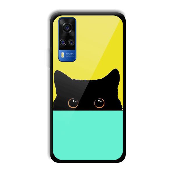 Black Cat Phone Customized Printed Back Cover for Vivo Y51A