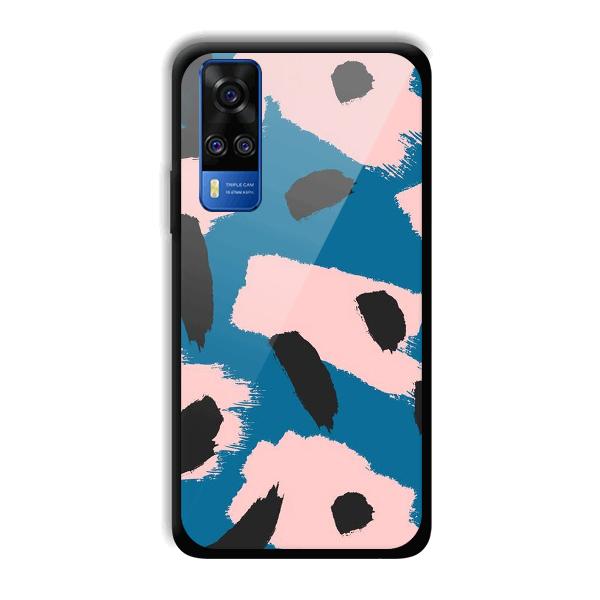 Black Dots Pattern Phone Customized Printed Back Cover for Vivo Y51A