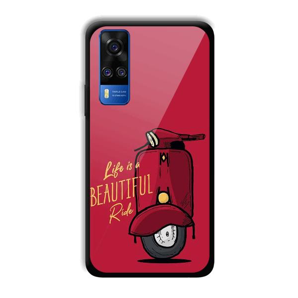 Life is Beautiful Phone Customized Printed Back Cover for Vivo Y51A