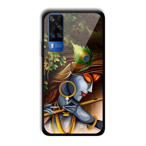 Krishna & Flute Phone Customized Printed Back Cover for Vivo Y51A