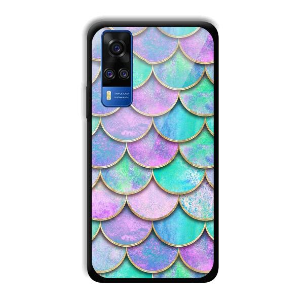 Mermaid Design Phone Customized Printed Back Cover for Vivo Y51A