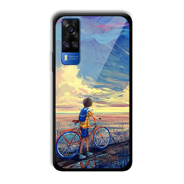 Boy & Sunset Phone Customized Printed Back Cover for Vivo Y51A