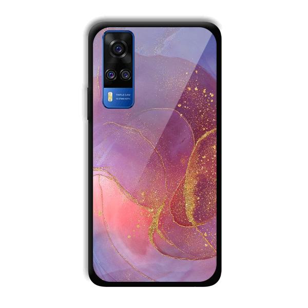 Sparkling Marble Phone Customized Printed Back Cover for Vivo Y51A