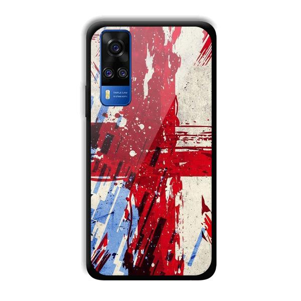 Red Cross Design Phone Customized Printed Back Cover for Vivo Y51A
