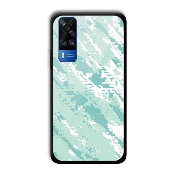 Sky Blue Design Phone Customized Printed Back Cover for Vivo Y51A
