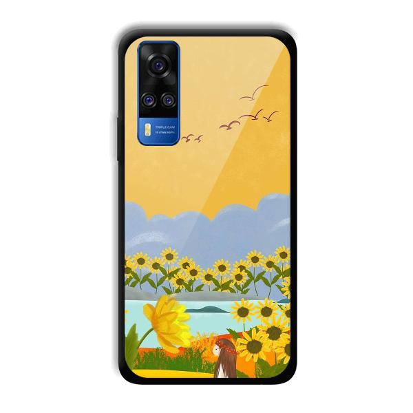 Girl in the Scenery Phone Customized Printed Back Cover for Vivo Y51A