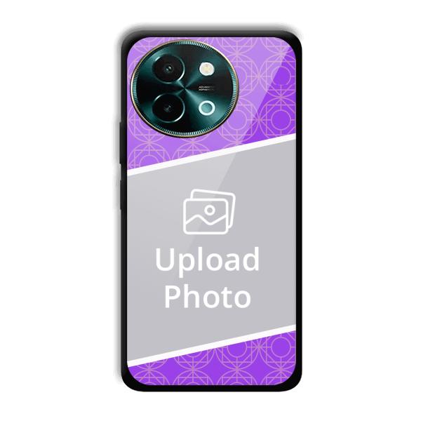 Purple Design Customized Printed Back Cover for Vivo Y58 5G