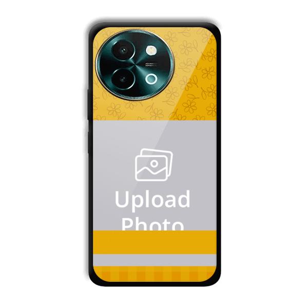 Mustard Flowers Customized Printed Back Cover for Vivo Y58 5G