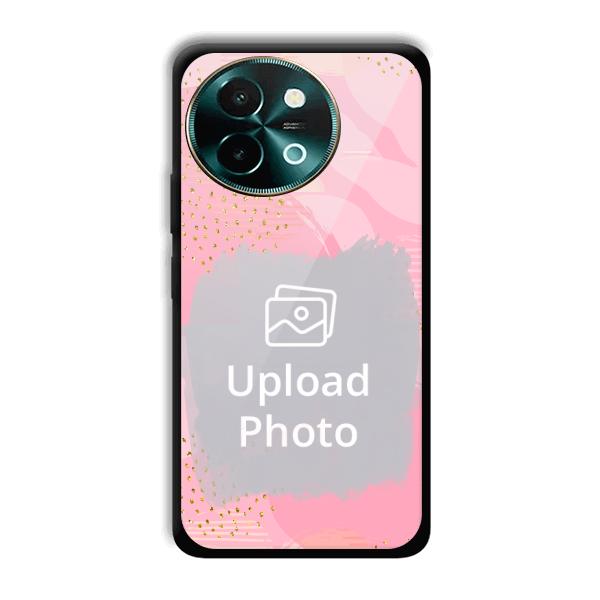 Sparkly Pink Customized Printed Back Cover for Vivo Y58 5G